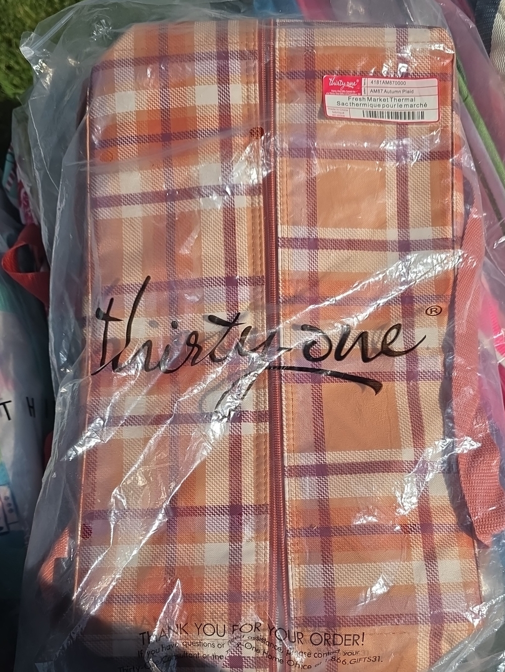 thirty-one fresh market thermal in Autumn Plaid